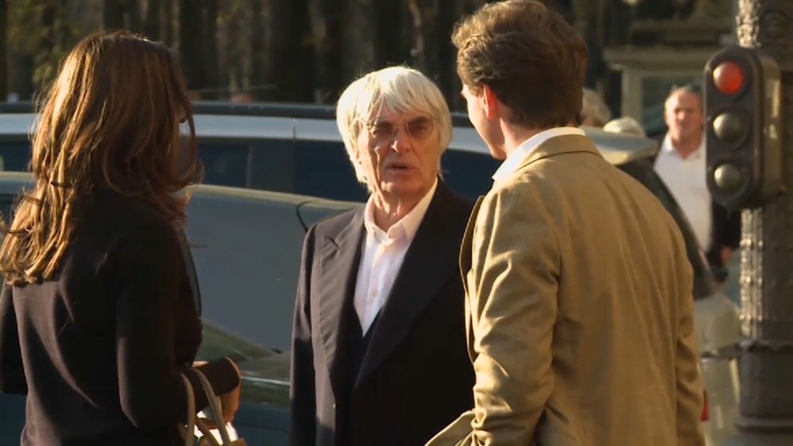Imatge d'arxiu de Bernie Ecclestone, en el centre