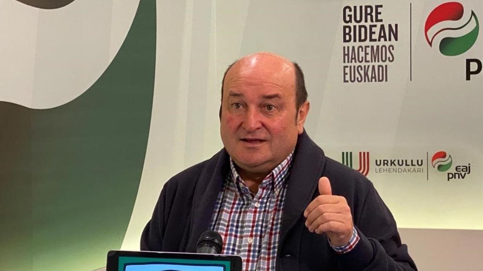 El president del comité executiu del PNB, Andoni Ortuzar
