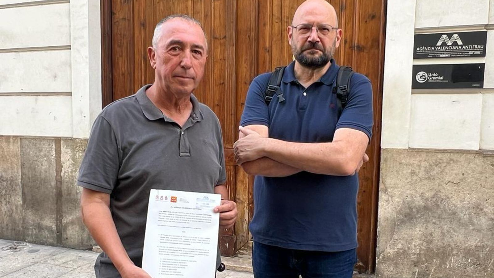 El síndic de Compromís, Joan Baldoví, presenta una denúncia en Antifrau