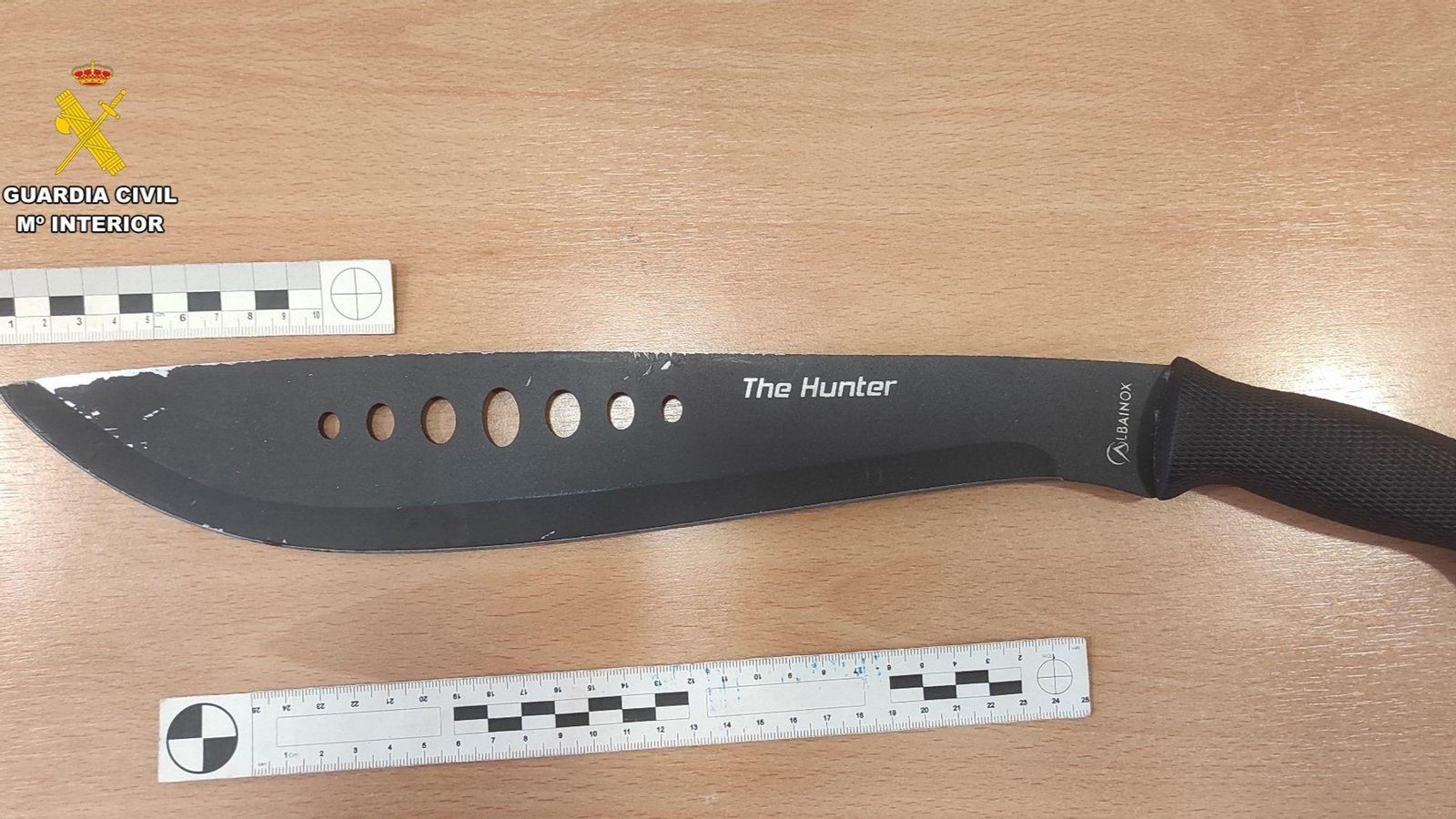 Imatge del matxet intervingut