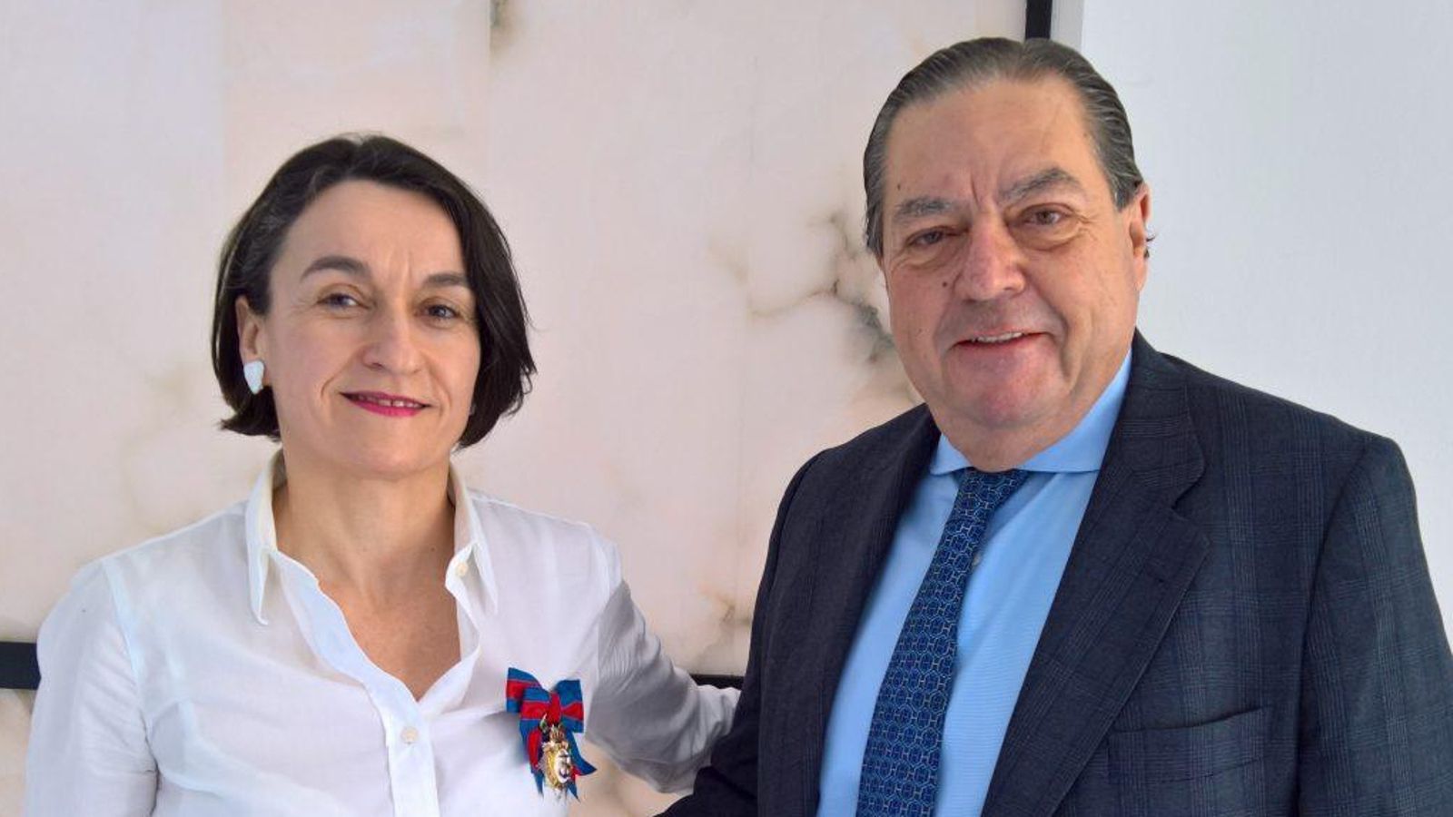 Mar Chao amb Vicente Boluda en una imatge d'arxiu