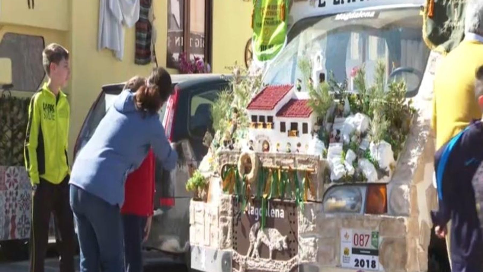 Carros engalanats a Castelló
