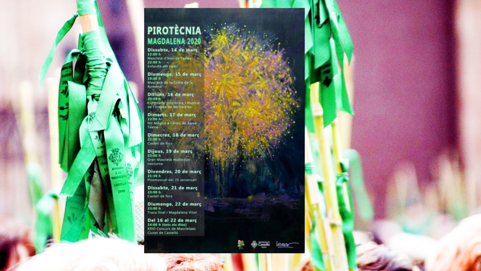 Castelló ha previst un calendari de mascletaes especial amb motiu del 75 aniversari de les festes fundacionals