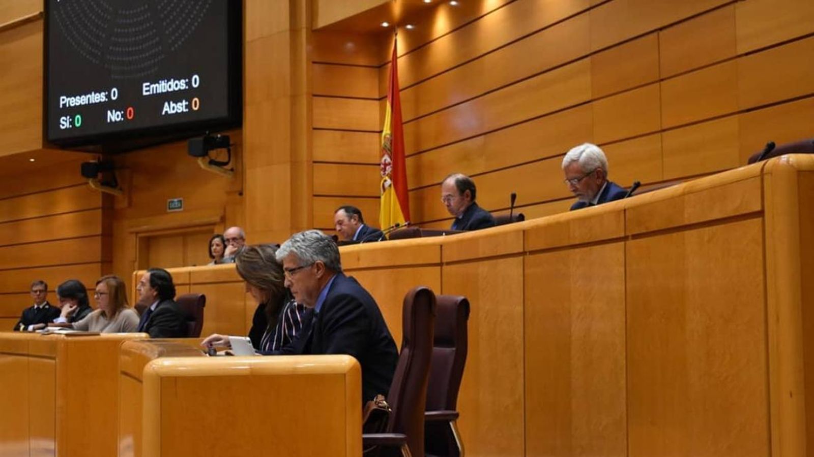 Imatge del ple del Senat del dia 10 d'octubre de 2018