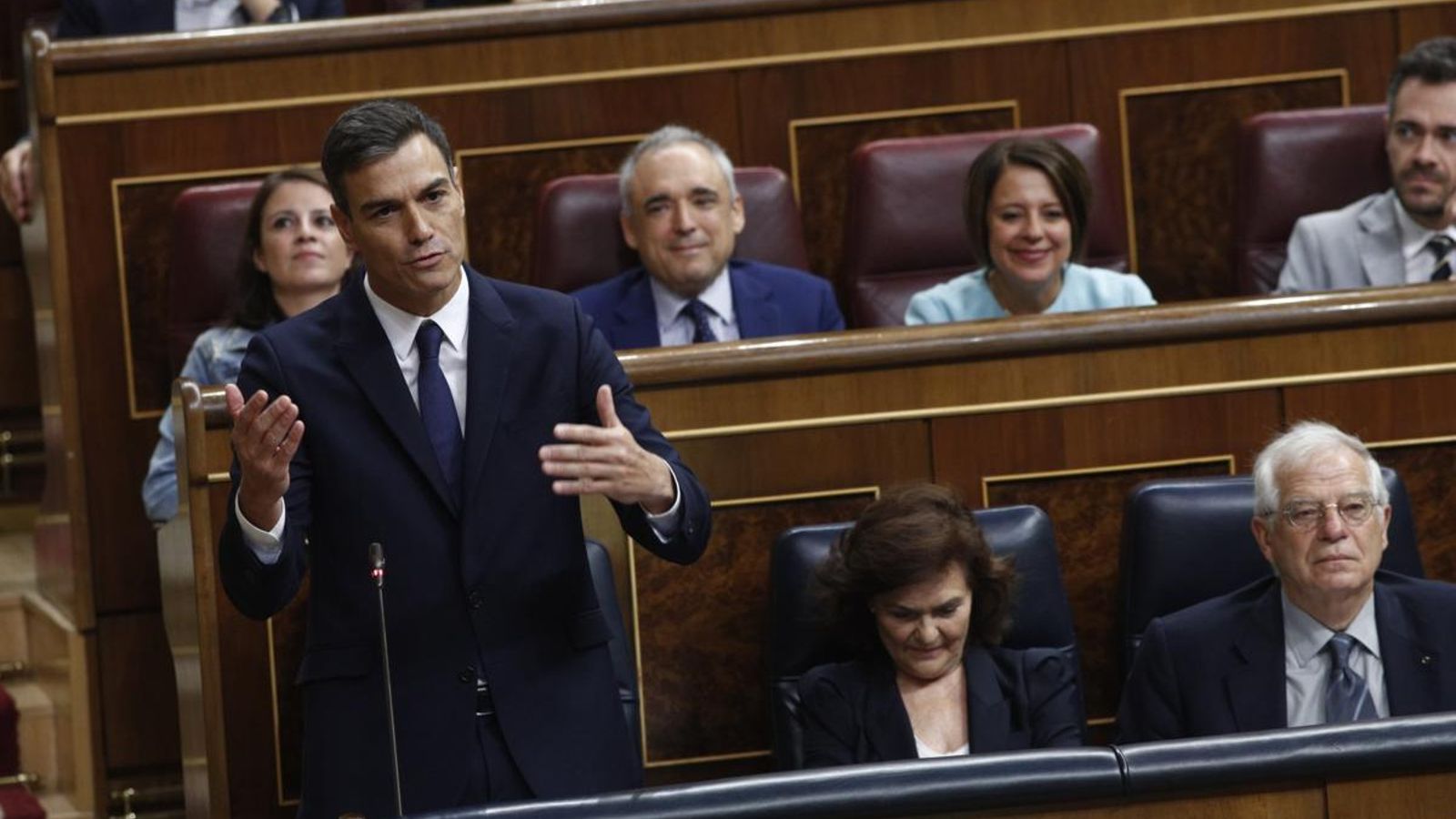 Pedro Sánchez demana comparéixer en el Congrés per a informar del Consell Europeu d'aquesta setmana | Eduardo Parra (Europa Press)