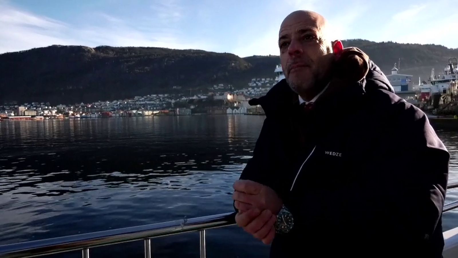 Amb David Soria, veí de Cullera, descobrirem un creuer per un dels fiords més grans de Noruega