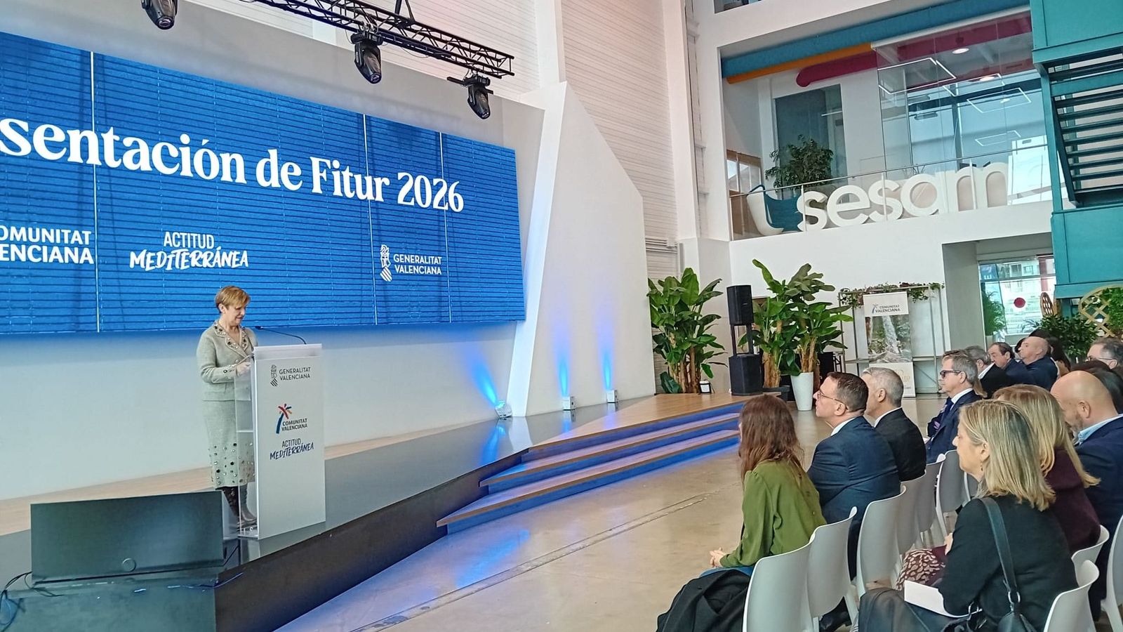 Presentació de l'estand intel·ligent de la Comunitat Valenciana en Fitur