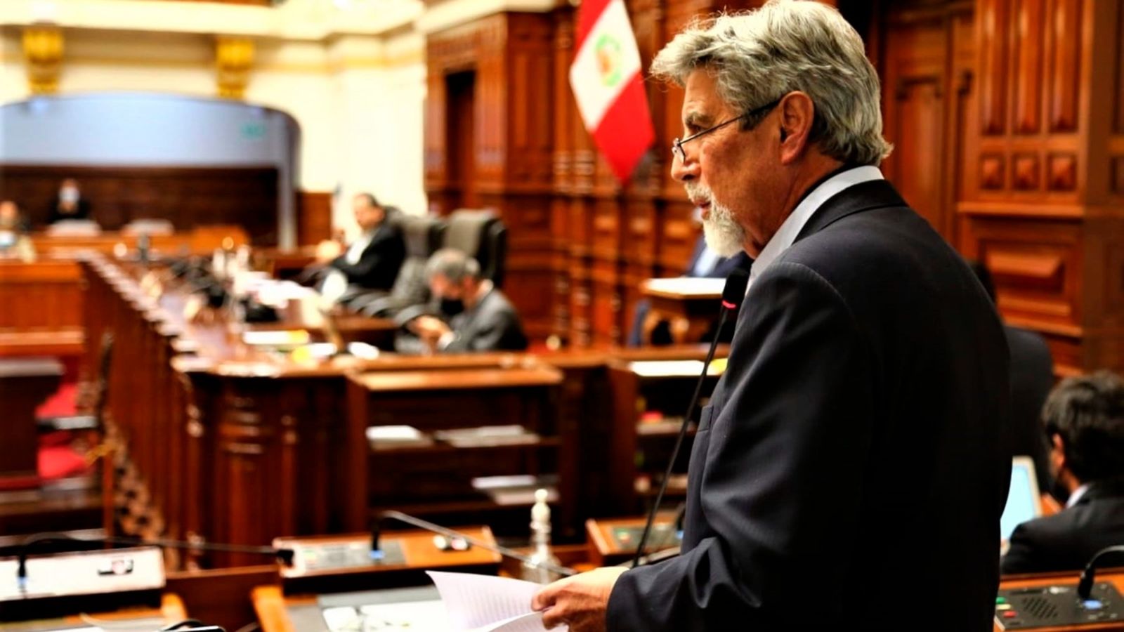 El nou president del Perú, Francisco Sagasti, en una imatge d'arxiu