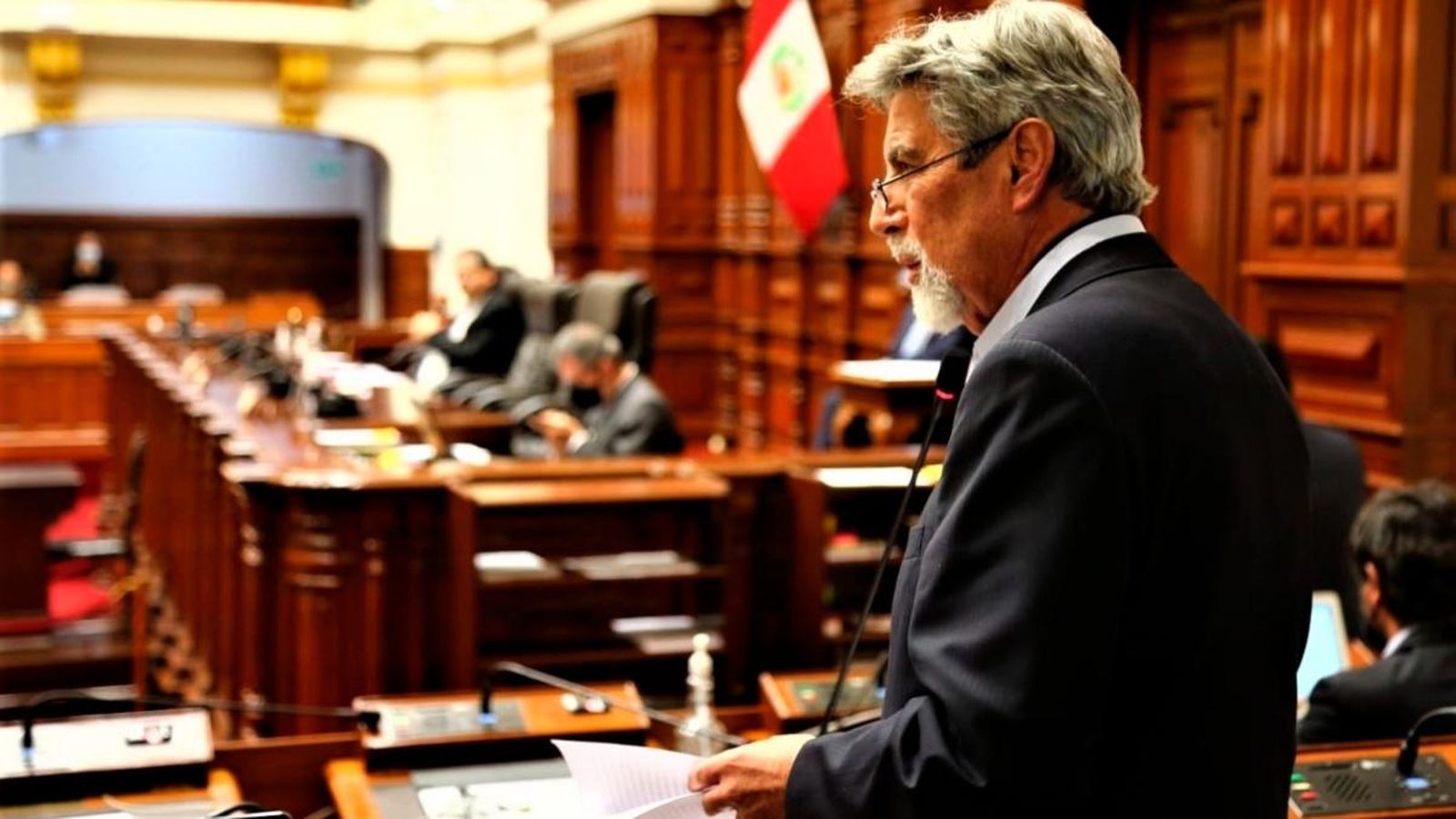 El nou president del Perú, Francisco Sagasti, en una imatge d'arxiu