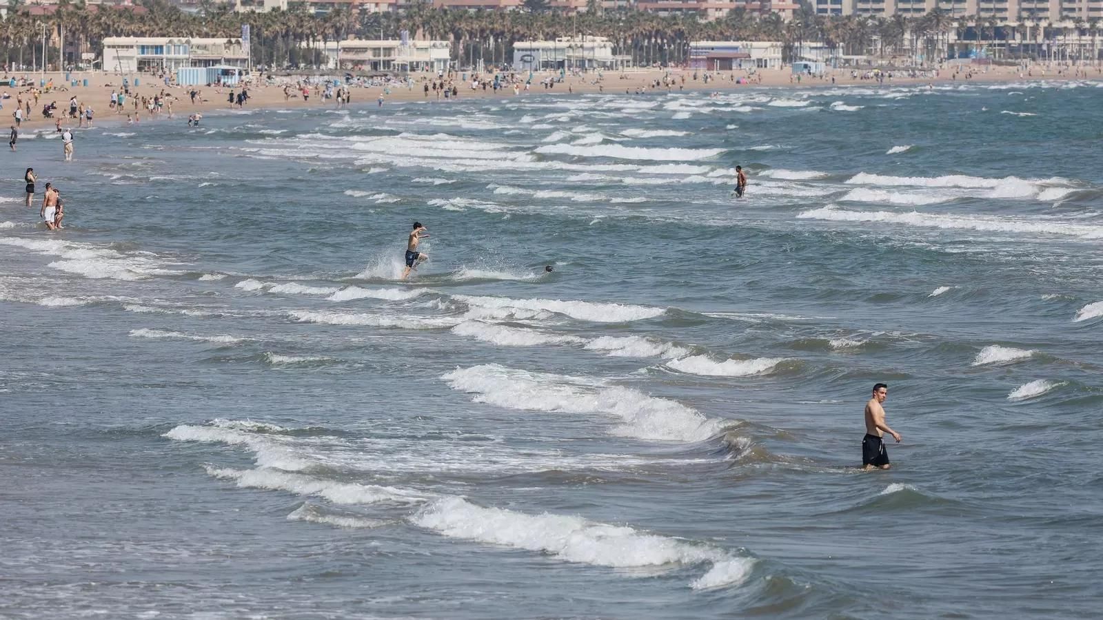 Imatge d'arxiu d'una platja valenciana Imatge d'arxiu d'una platja valenciana