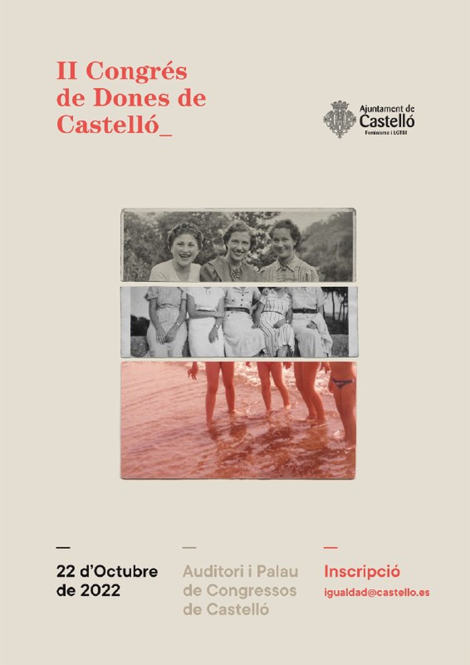 Cartell del II Congrés de Dones de Casteló