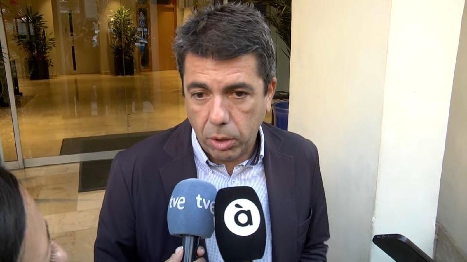 El president de la Generalitat, Carlos Mazón, este divendres