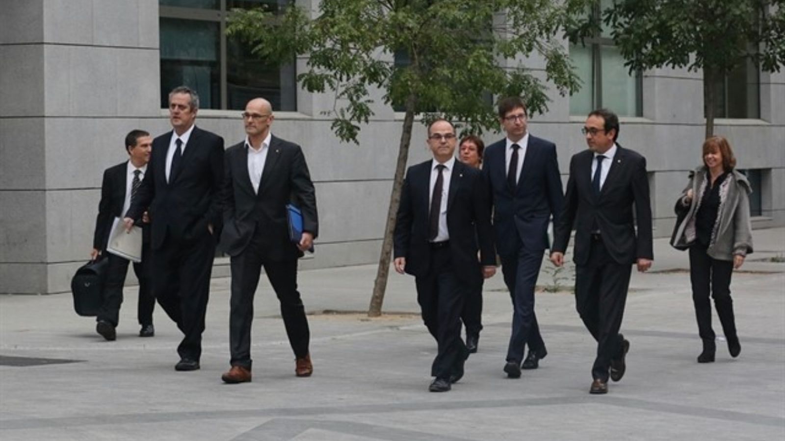 Rull, Forn, Romeva, Turull i Borràs, a l'Audiència Nacional