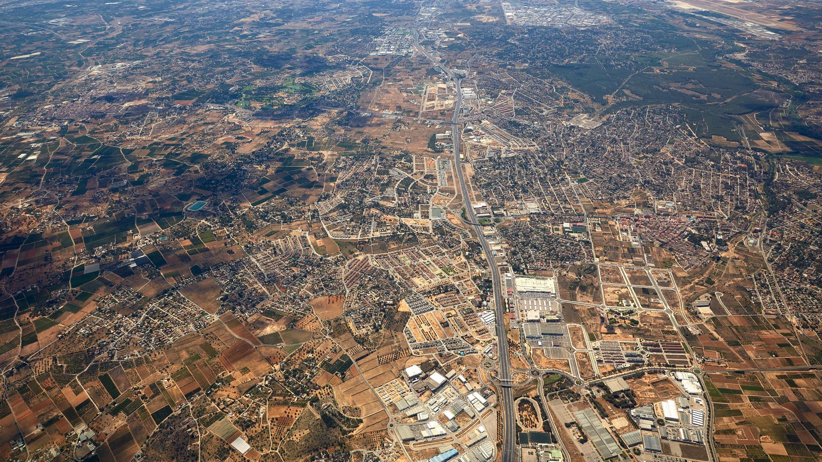 Foto aèria de la CV-35