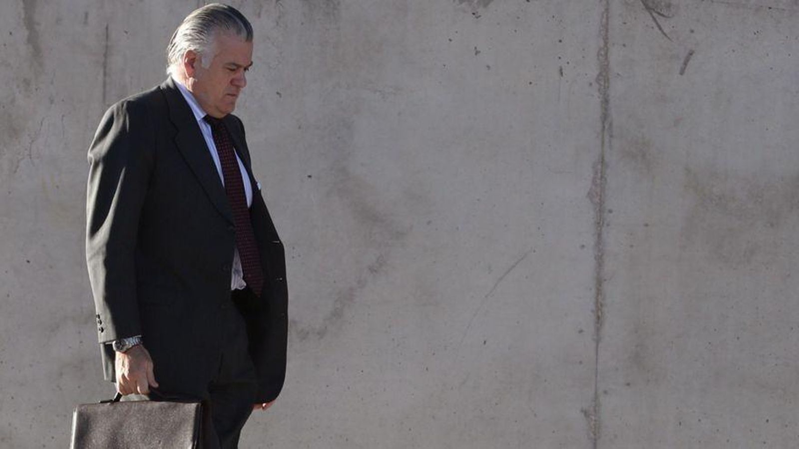 L'extresorer del PP, Luis Bárcenas, arriba a l'Audiència Nacional el passat 4 de desembre