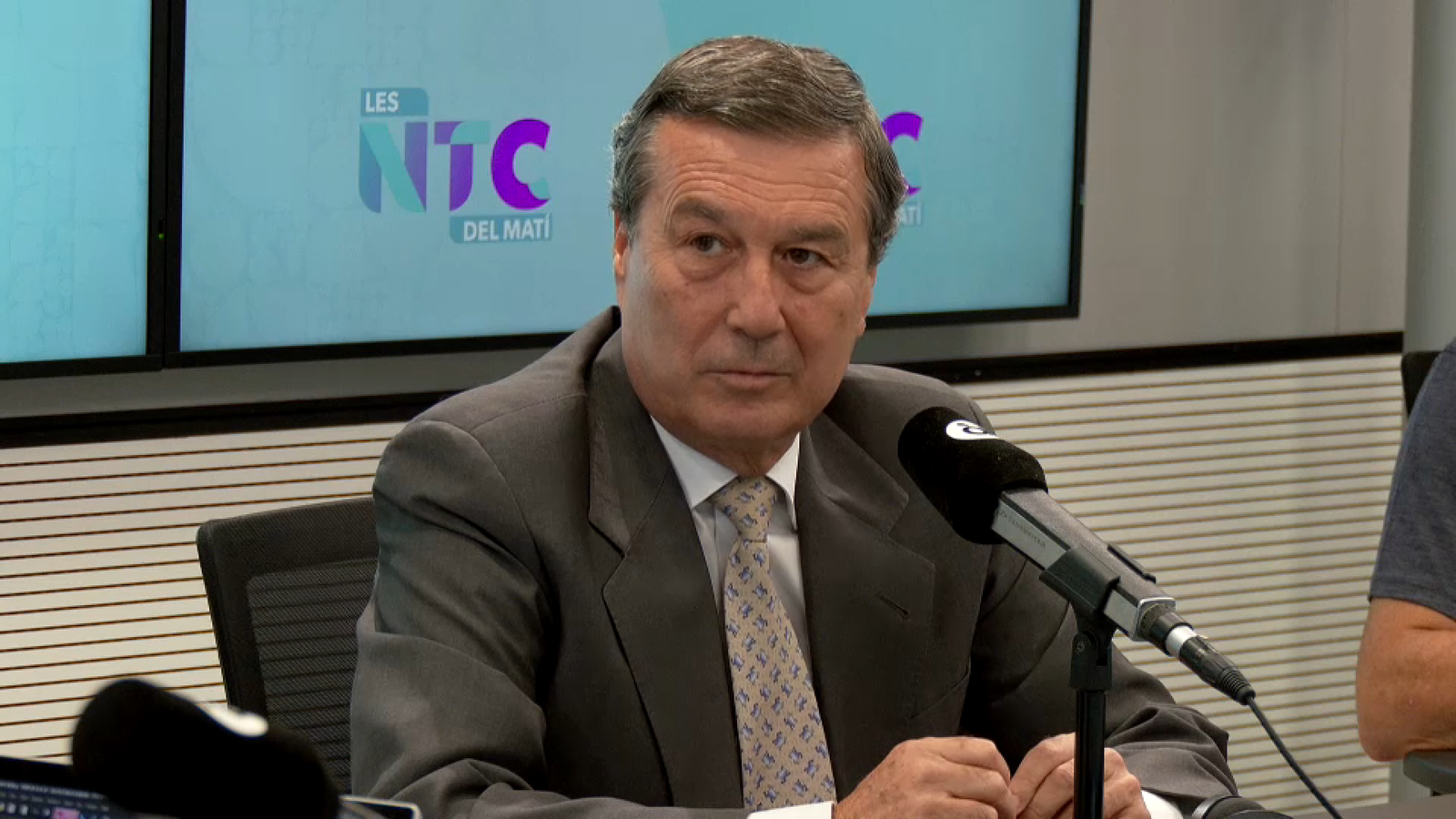 Marciano Gómez, conseller de Sanitat, durant la seua intervenció este dimecres en 'Les notícies del matí'