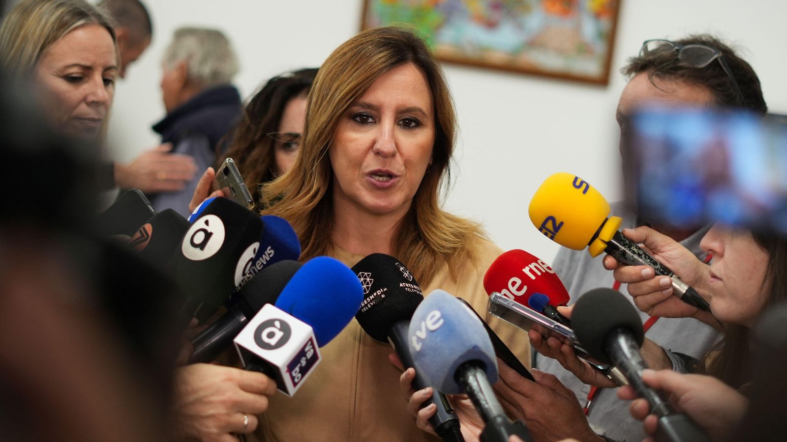 Declaracions de l'alcaldessa de València, María José Catalá, en imatge d'arxiu