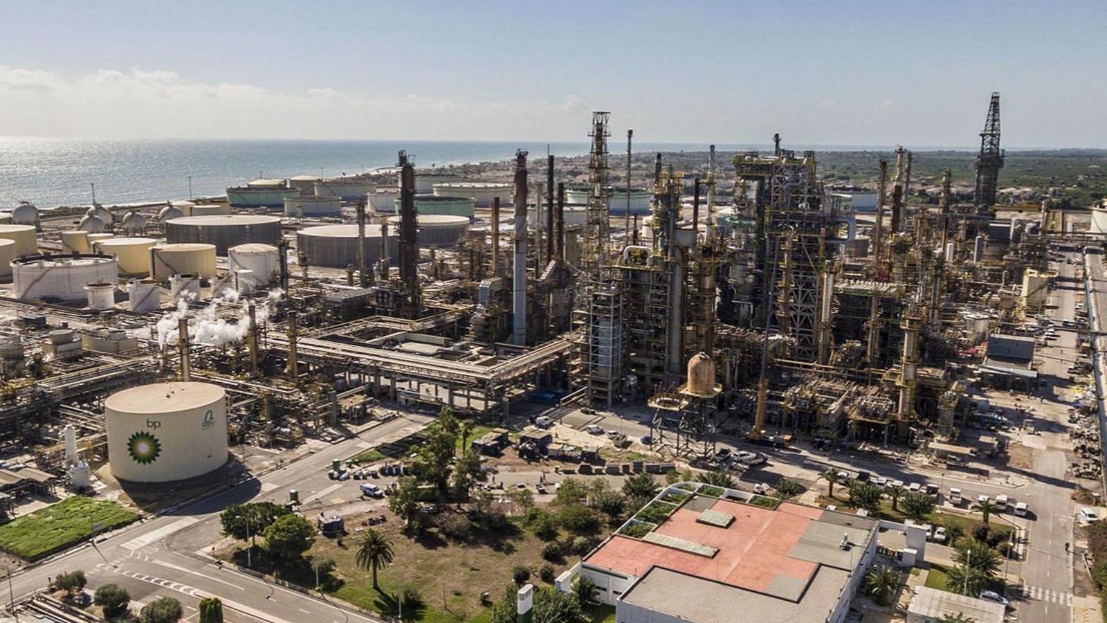 Refineria de BP en el polígon del Serrallo de Castelló de la Plana
