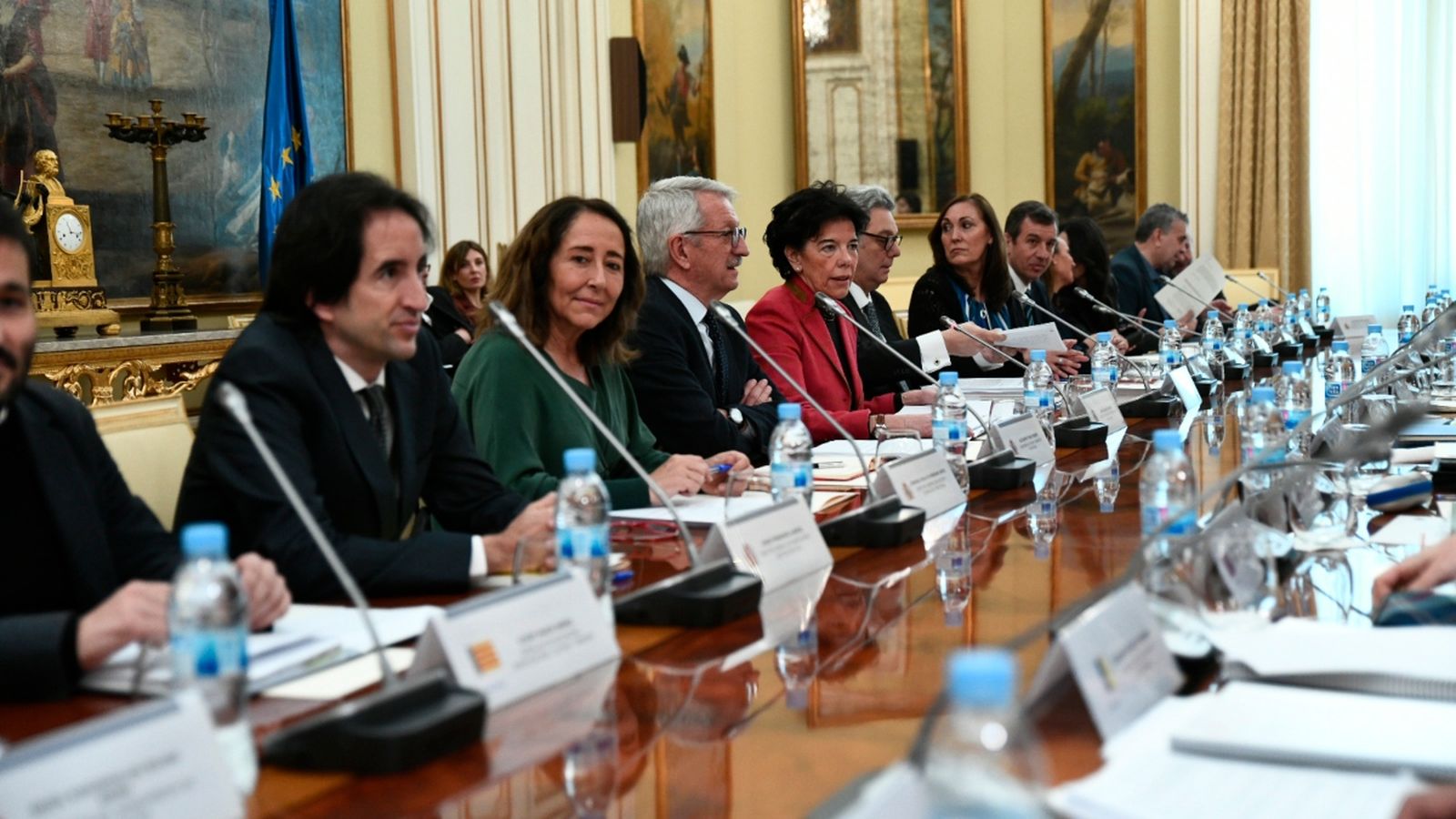 La ministra Isabel Celaá en una imatge d’arxiu d’una reunió de la Conferència Sectorial d’Educació