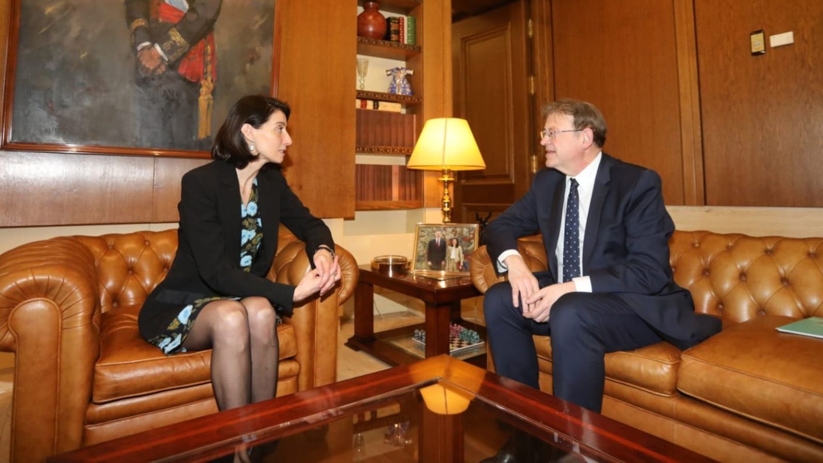 El president de la Generalitat, Ximo Puig es reuneix amb la presidenta del Senat, Pilar Llop