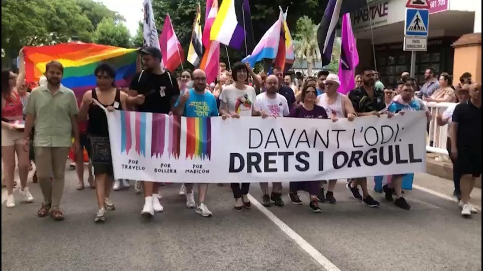 Manifestació pel Dia de l'Orgull a Nàquera