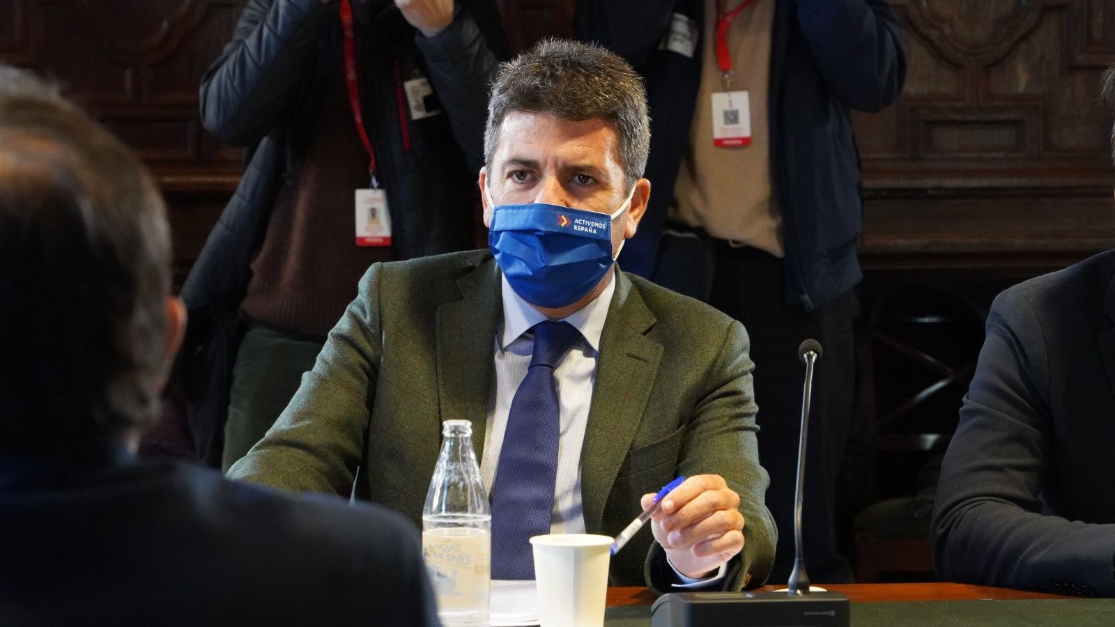 El president del Partit Popular de la Comunitat Valenciana, Carlos Mazón