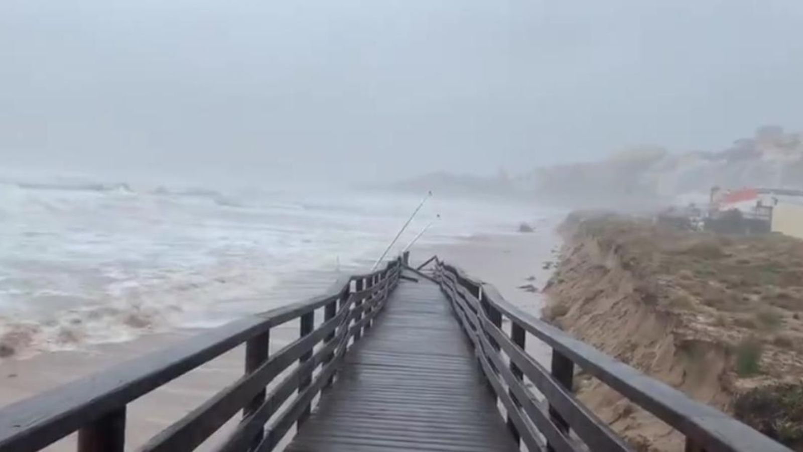 Borrasca Gloria a Cullera