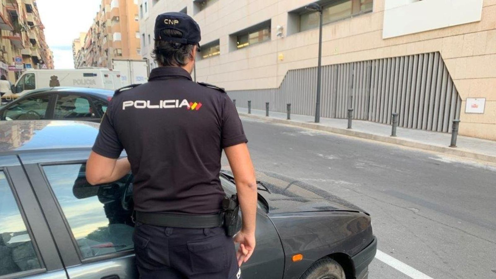 Imatge d’arxiu d’un policia nacional