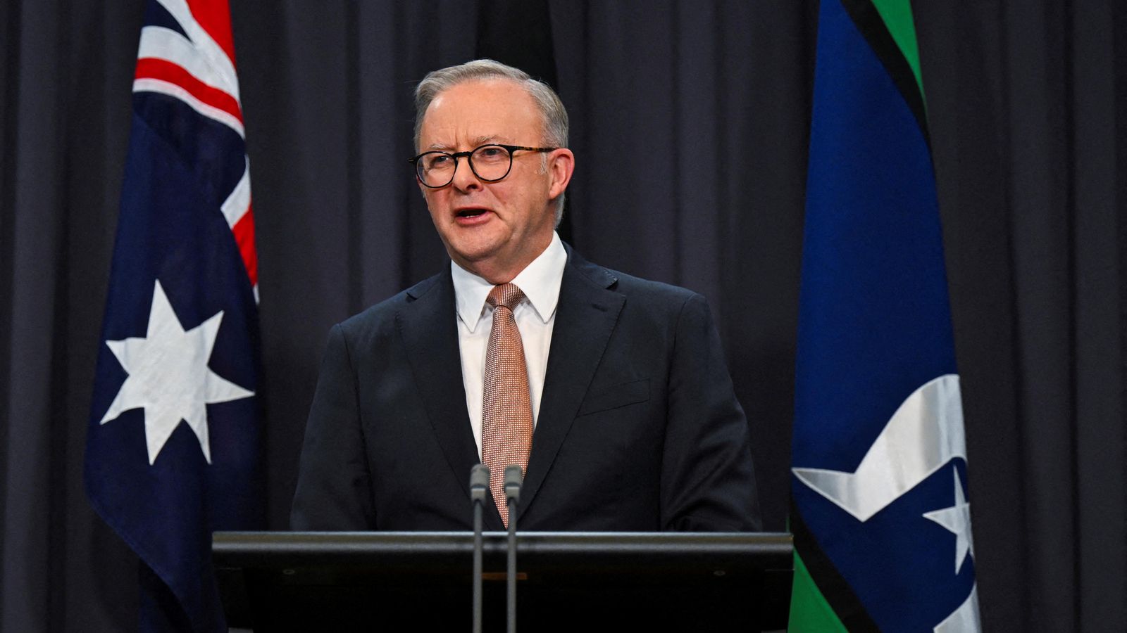 El primer ministre australià, Anthony Albanese, en el Parlament a Canberra, Austràlia, en una imatge d'arxiu.