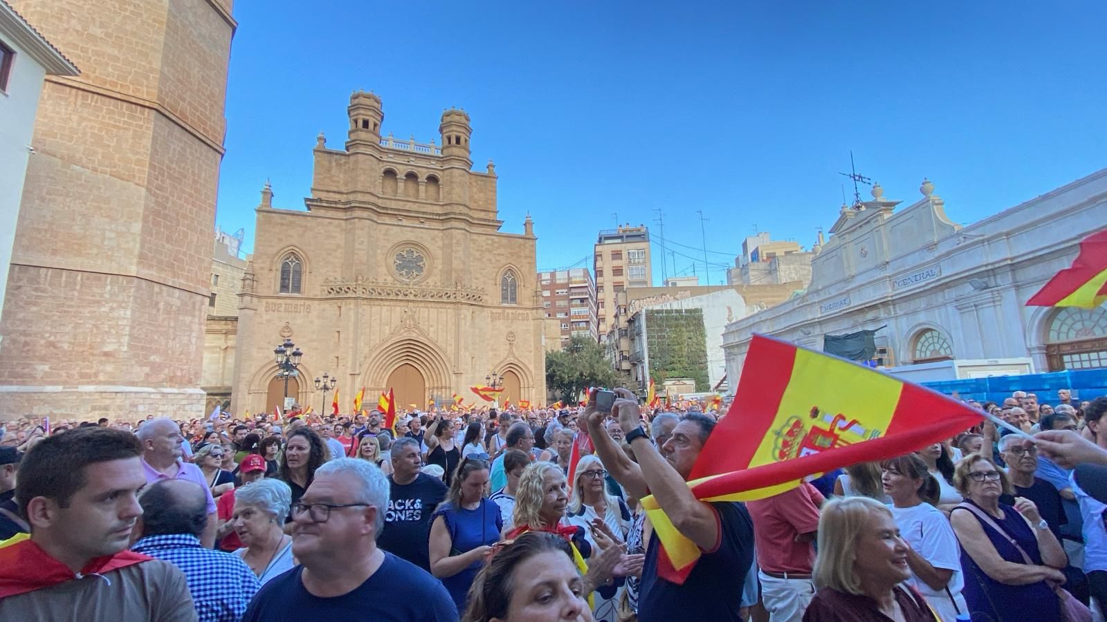 La concentració a Castelló de la Plana