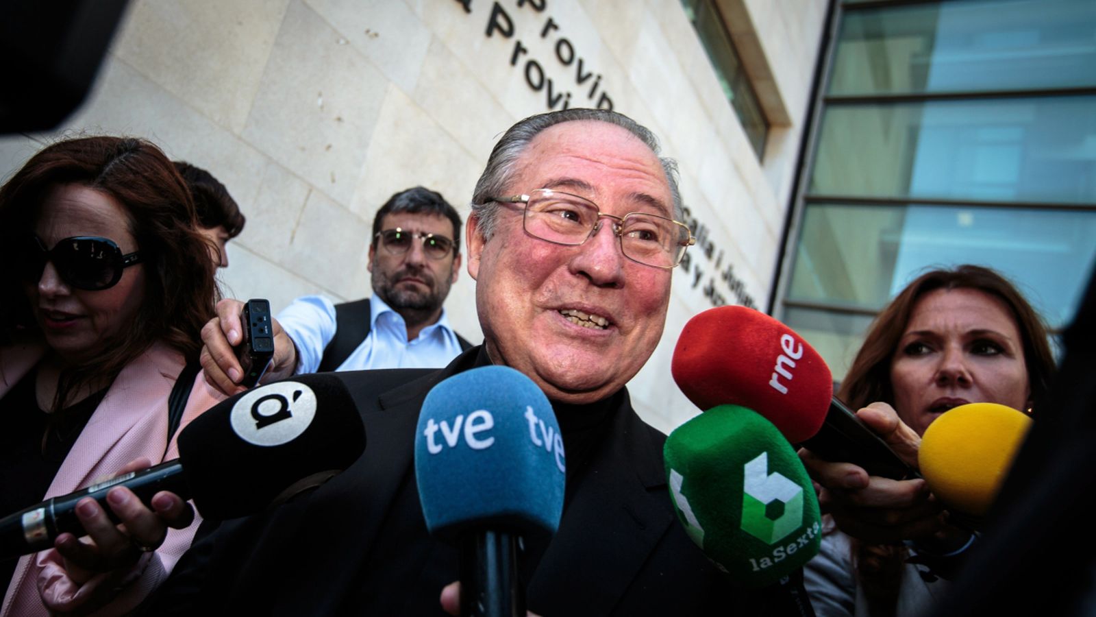 Esteban Escudero, després de declarar com a investigat per suposades irregularitats en la visita del papa a València en 2006