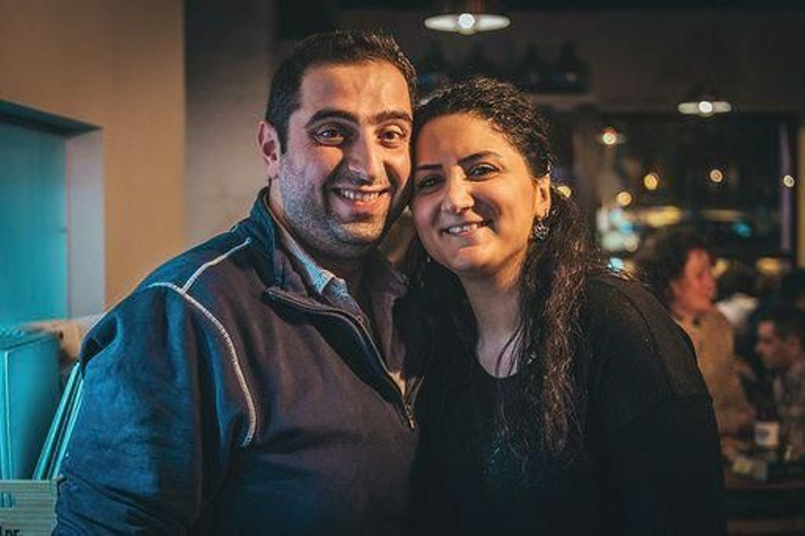 Hiba i Nazir, els propietaris del restaurant El Miracle de València