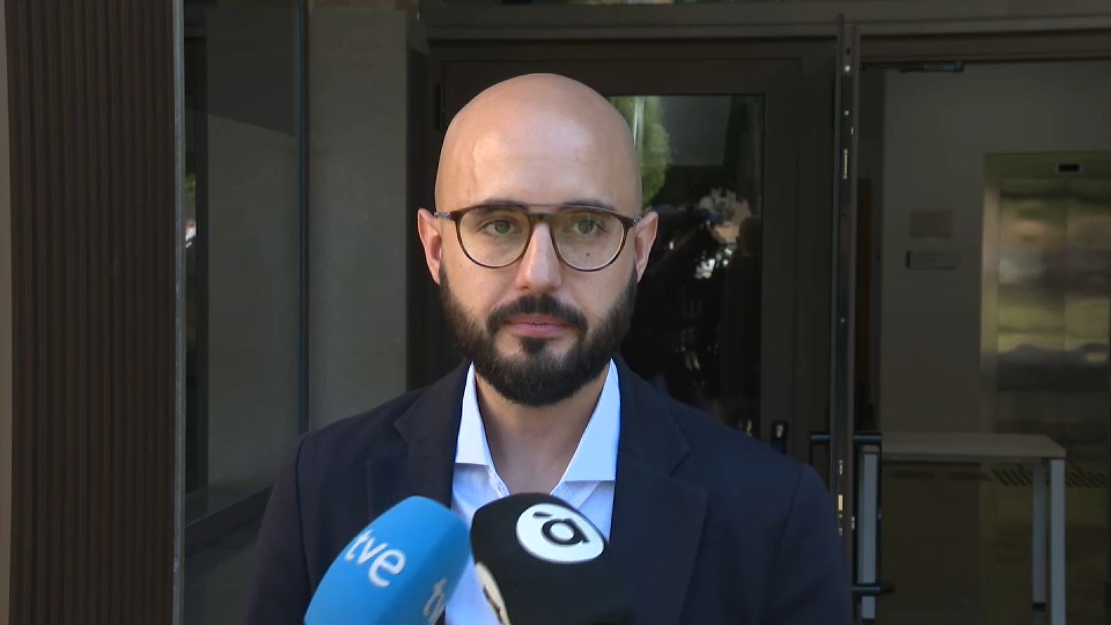 L'alcalde d'Algemesí, José Javier Sanchís Bretones (PP), a l'eixida del jutjat de Catarroja
