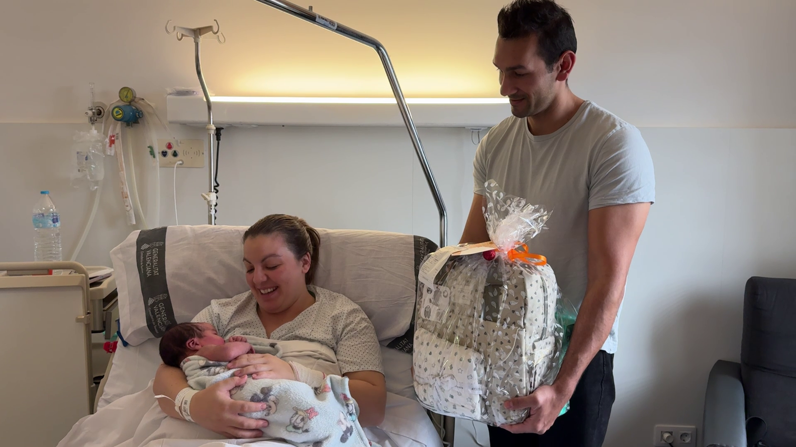 Adrián és el primer xiquet nascut a la Comunitat Valenciana