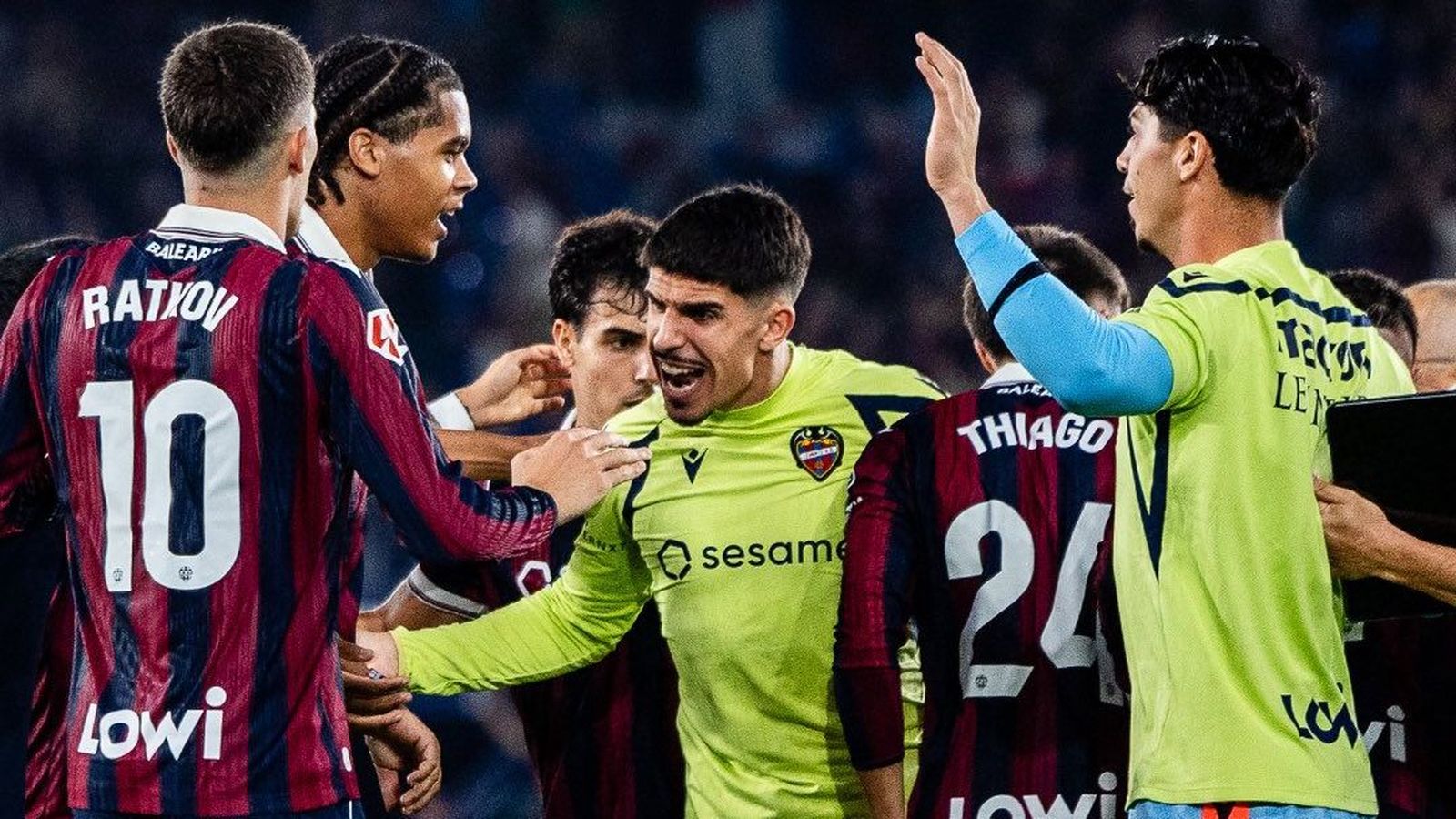 Imatge dels jugadors del Llevant