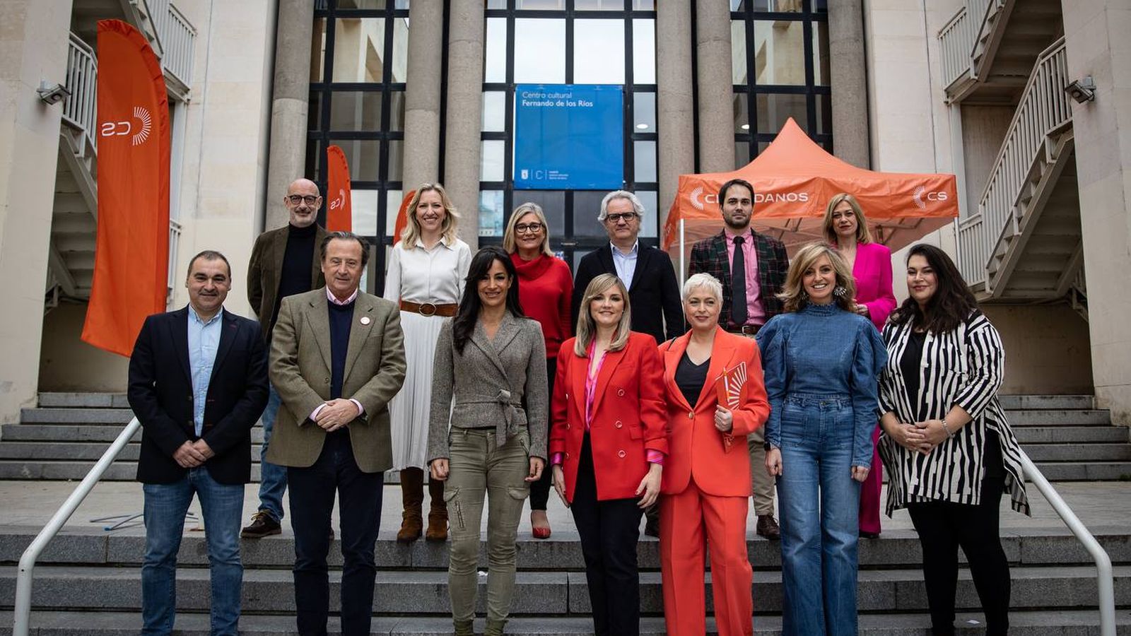 Mamen Peris, presidenciable de Ciutadans, en l'acte de presentació de candidatures autonòmiques de la formació