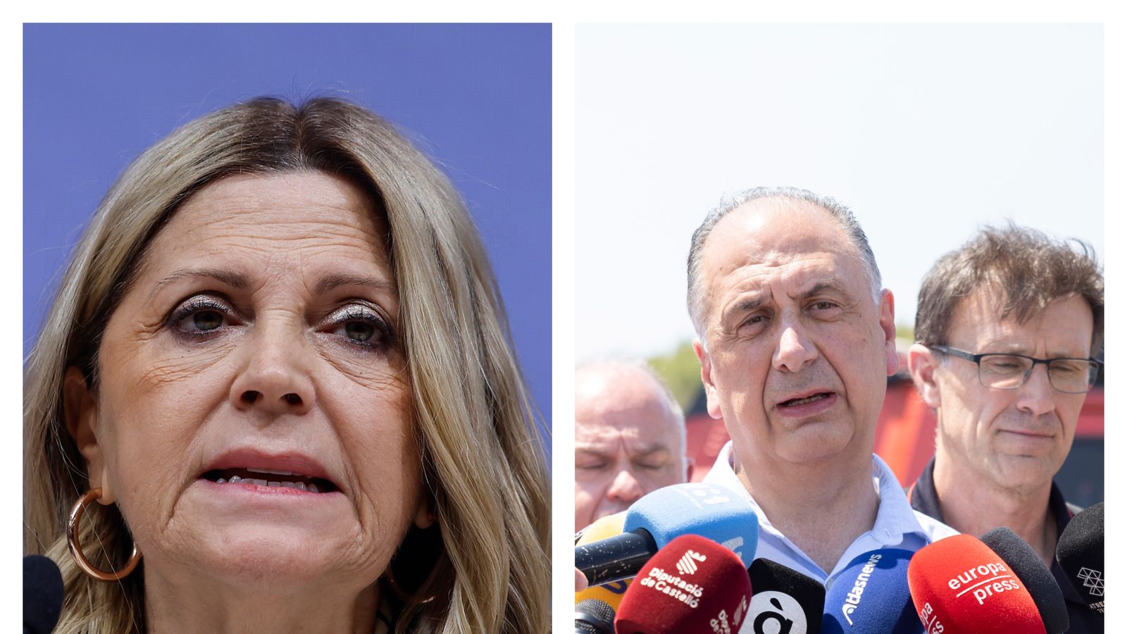 Carmen Ortí i Juan Carlos Valderrama, en arxiu