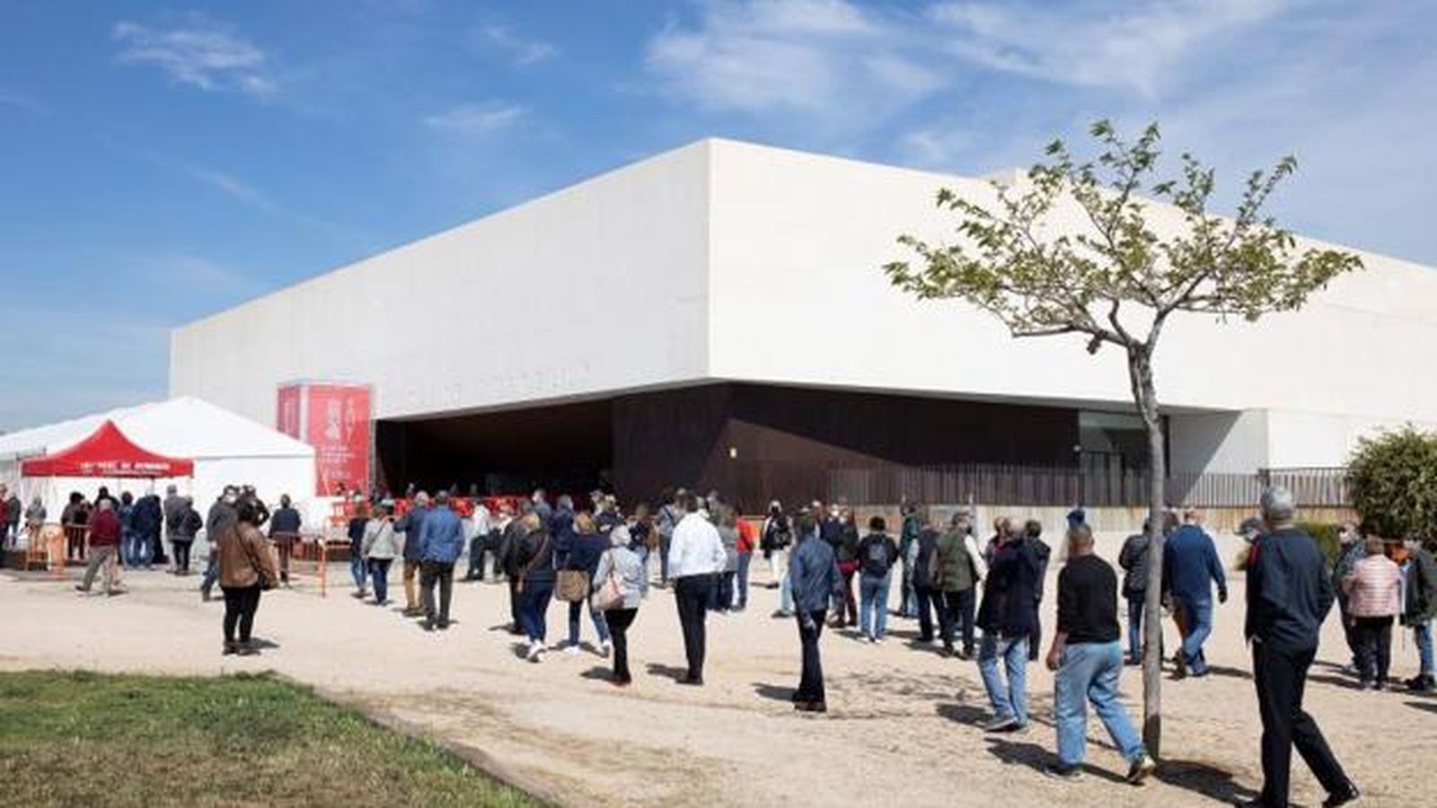 Vacunació a l'Auditori de Castelló en una imatge d'arxiu