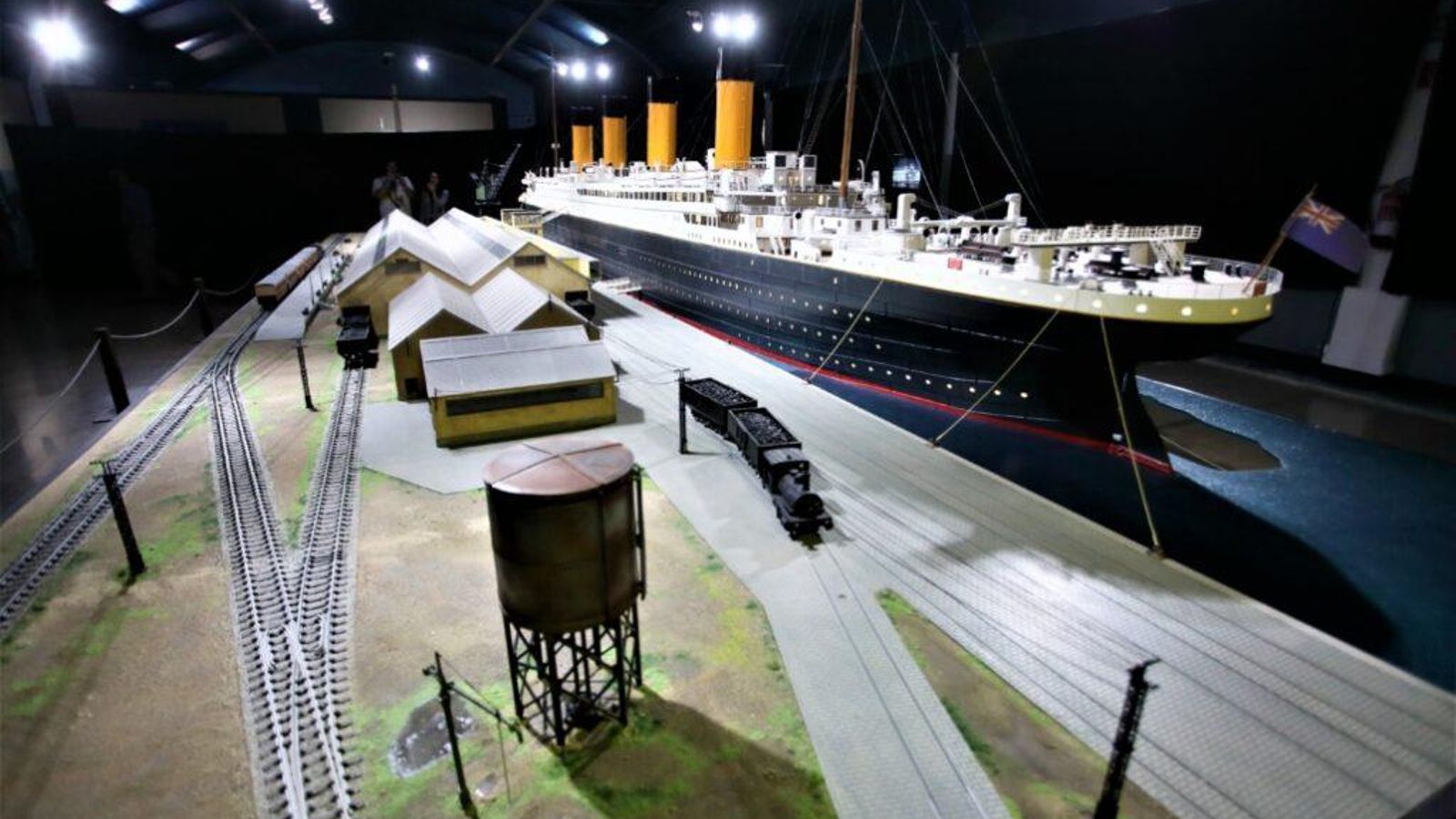 Maqueta del Titanic que es pot veure en l'exposició Maqueta del Titanic que es pot veure en l'exposició