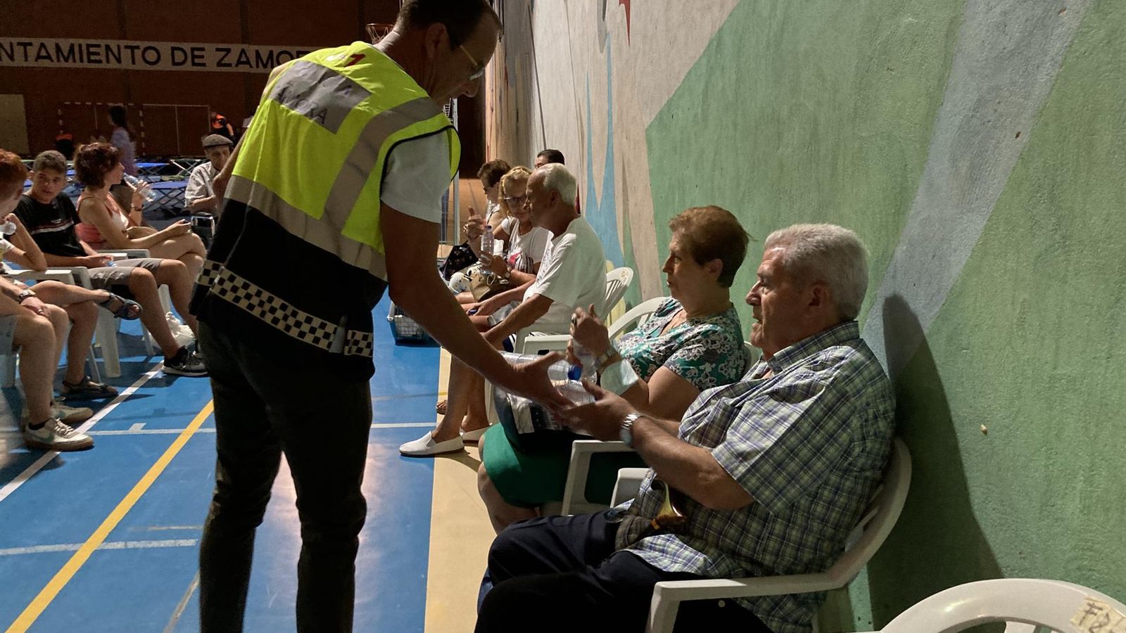 Persones evacuades per seguretat a la ciutat esportiva de Zamora