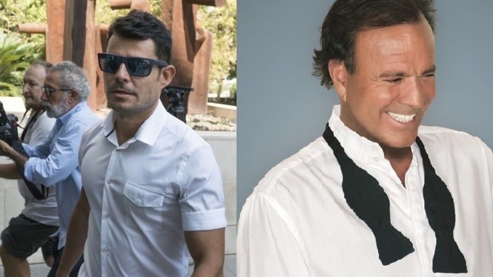 Montatge fotogràfic de Javier Sánchez Santos i Julio Iglesias