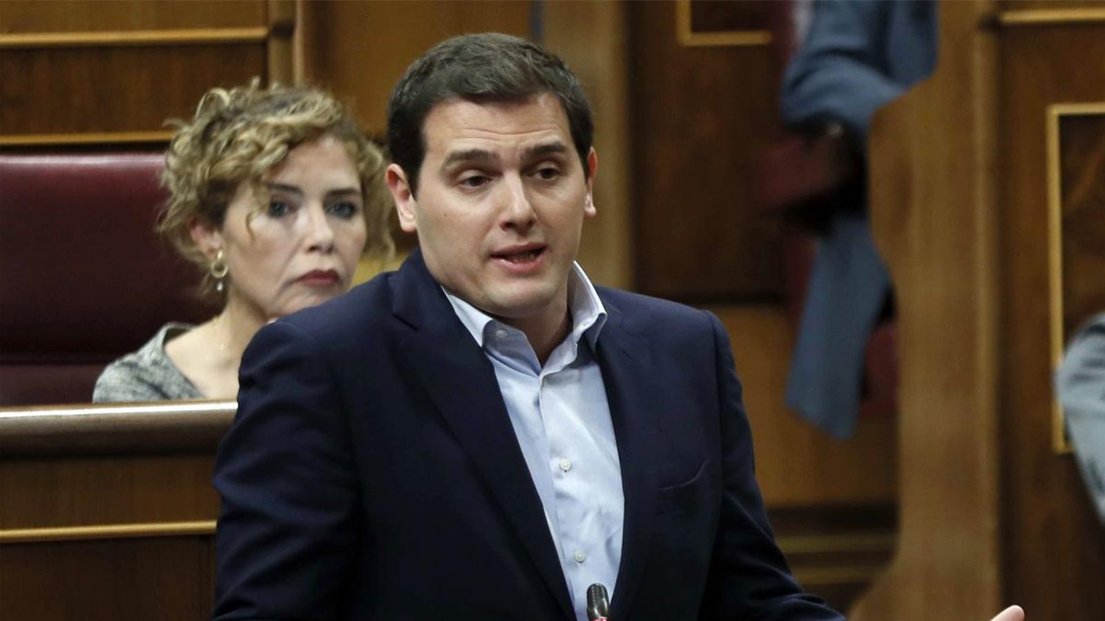 Albert Rivera, durant la sessió de control al govern en el Congrés