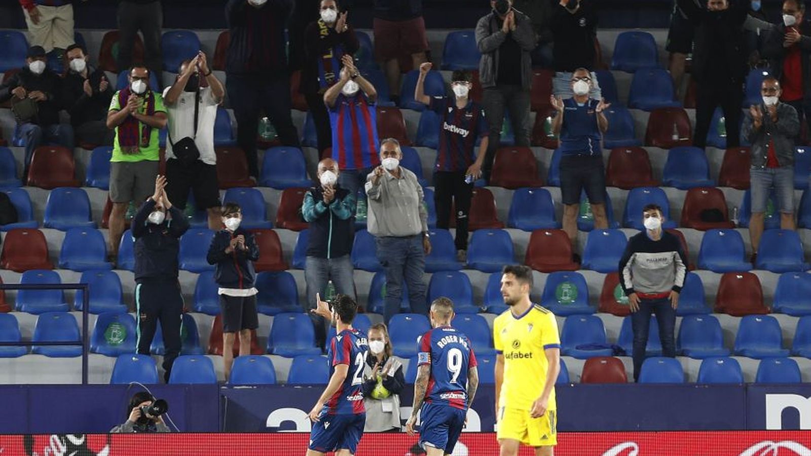 L'afició granota va tornar al Ciutat de València per a l'últim partit de Lliga