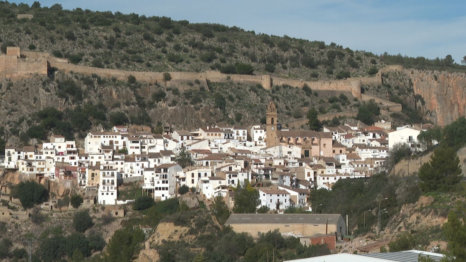 Vista de Xulilla (Serrans), on l'ocupació ha baixat a causa de la DANA