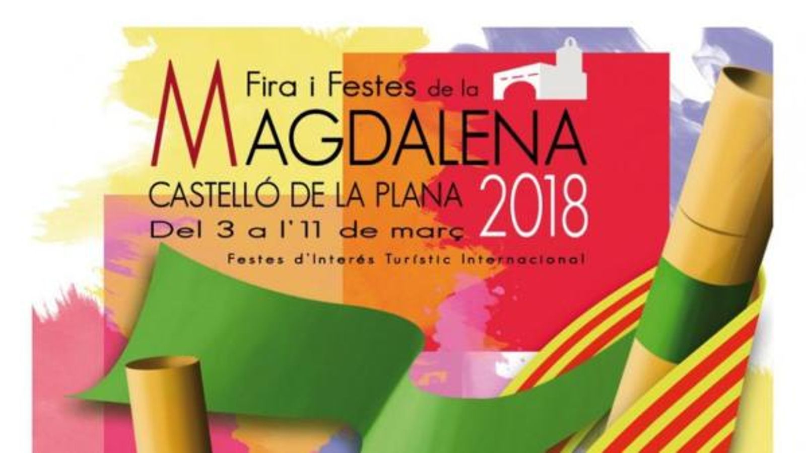 Cartell de les festes de la Magdalena 2018