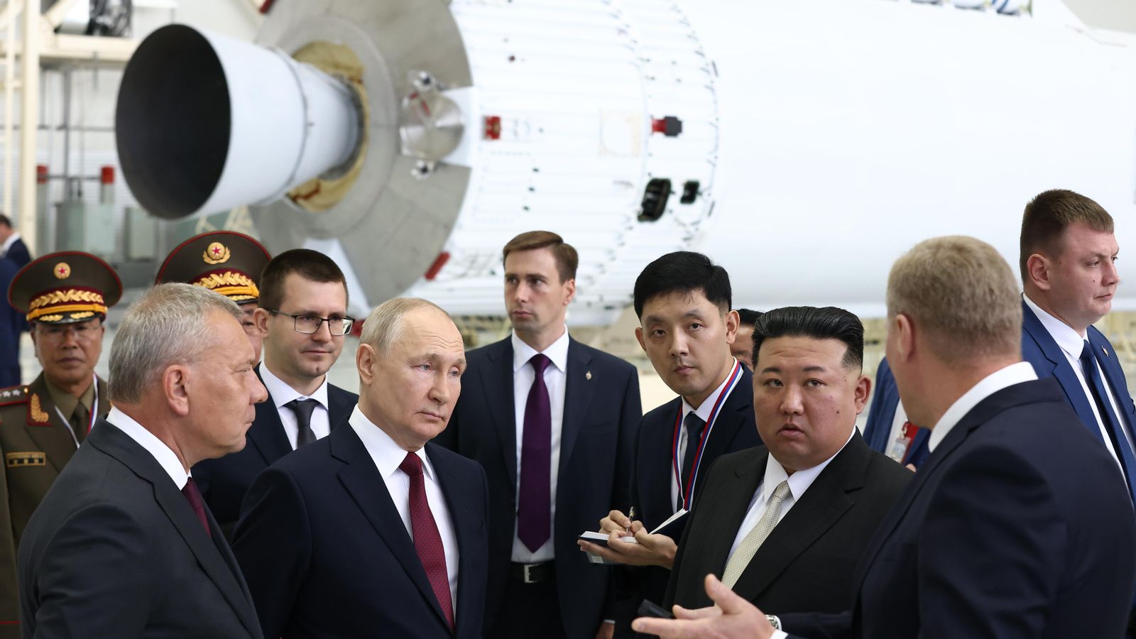 Putin i Kim Jong U visiten el cosmòdrom de Vostochny, a la regió d'Amur, Rússia
