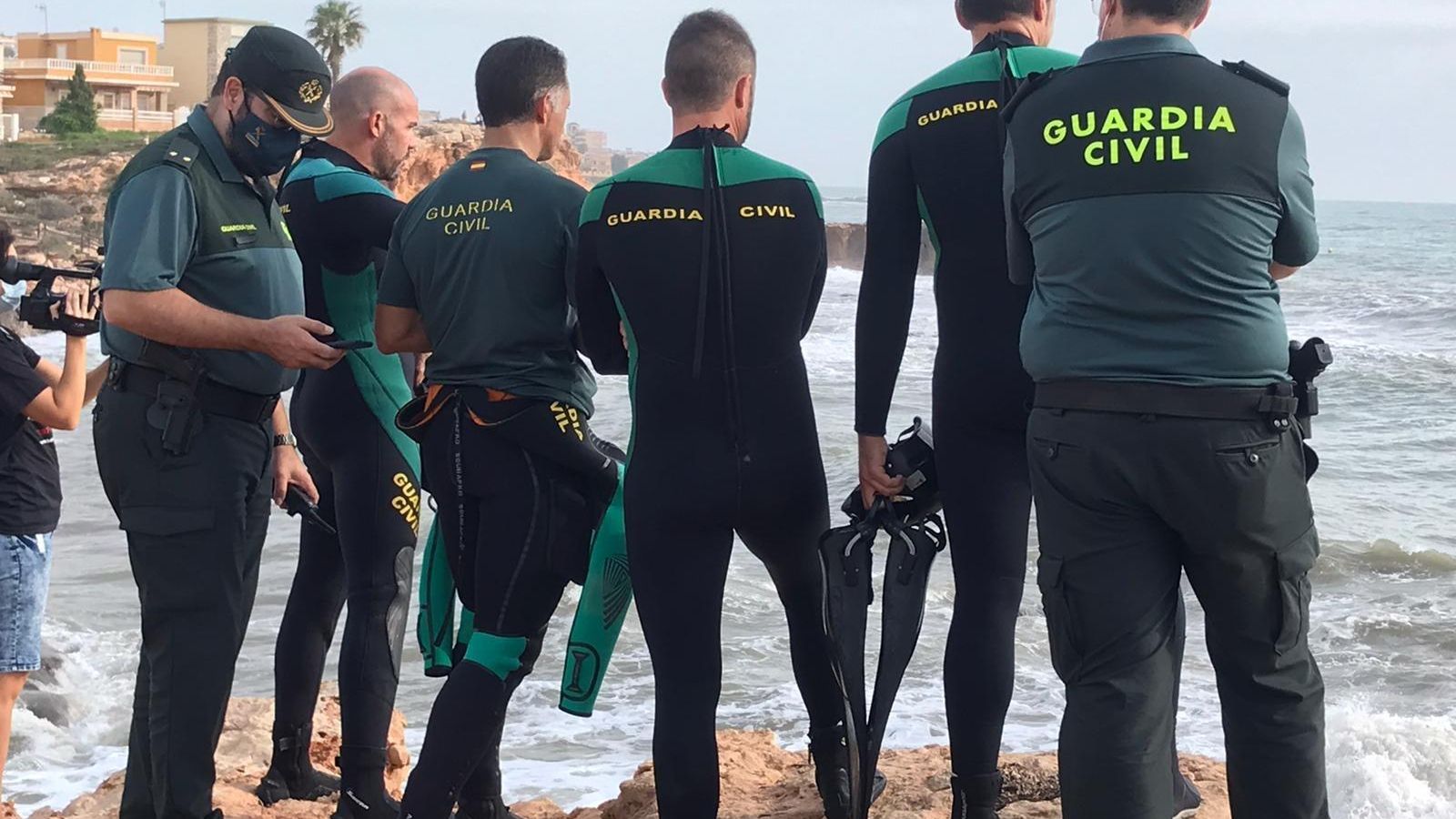 Dispositiu de rescat de la Guàrdia Civil a Torrevella